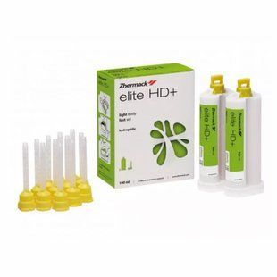 Elite HD+ Light Fast (Еліт Аш Ді Плюс Лайт Фаст) А-силікон, 2х50 мл + 12 насадок 1711488781 фото